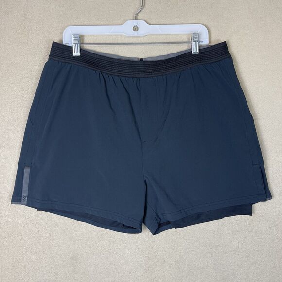Rhone Shorts Mens Extra Large Black Swift 4" Short Yoga Workout Gym Adult - Picture 1 of 14